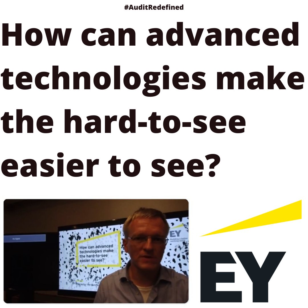 JGrahamTech's tweet photo. Great to see 2017 #indications valid- How can new #tech help process the amount of data we now create? Video response by Detmar Ordemann @EY_Germany answers #AuditRedefined. #financialservices #innovation #fintech #data #enterprise https://t.co/oiOgeMgCsk https://t.co/gd9FxbIQgB