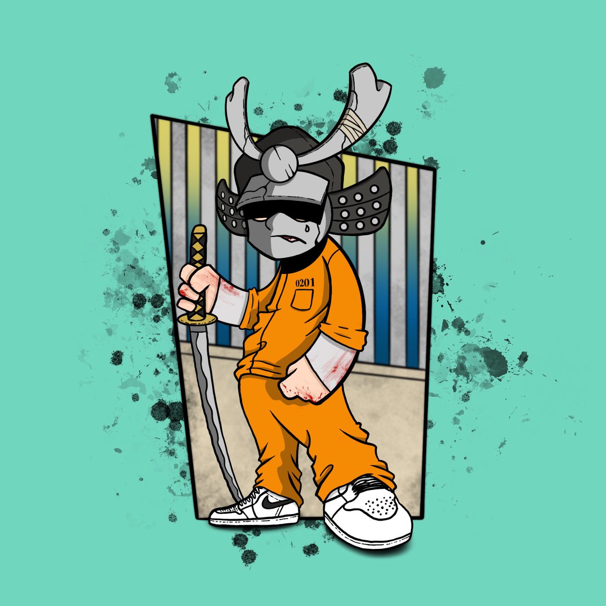 SteveDraws - Slouchy Samurai NFT tweet media