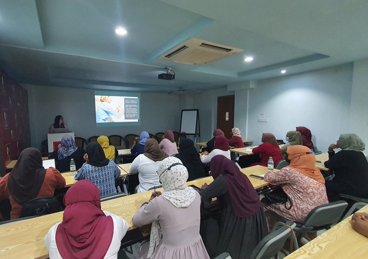 BeautifulEyesMV's tweet photo. Registered Behavior Technician Training Program Inaugurated Today.  This is an internationally recognized training where 26 teachers from different schools amd NGOs participate. https://t.co/hvVNUmXlxM