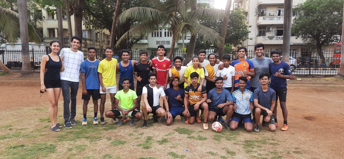 AllDreams2030's tweet photo. Nishant, interacted and motivated to our Youth Rugby Mumbai team during the session. 

Keep supporting 
#AllDreams https://t.co/yxEfGVATxS