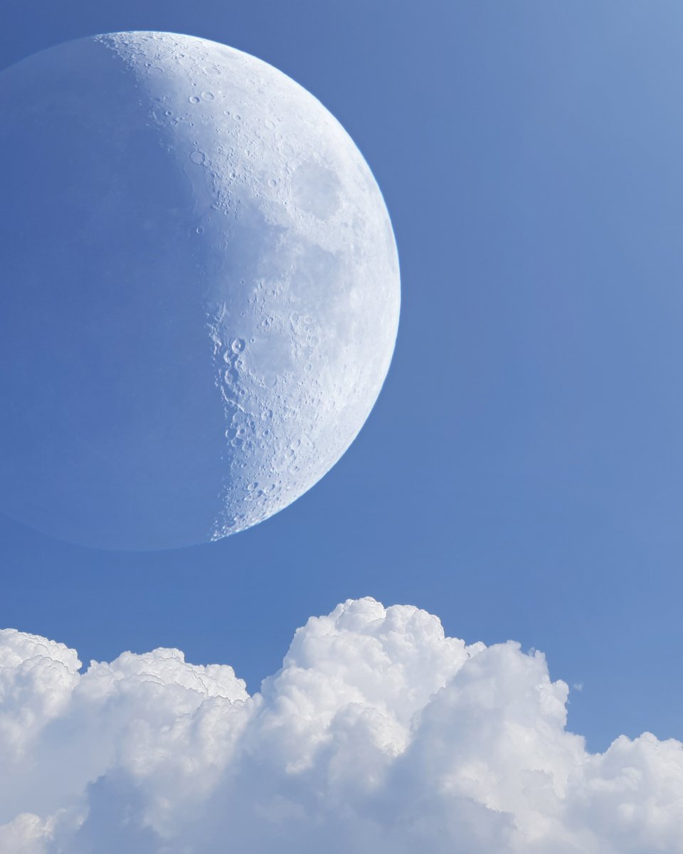 redditSpaceView's tweet image. Daytime Moon