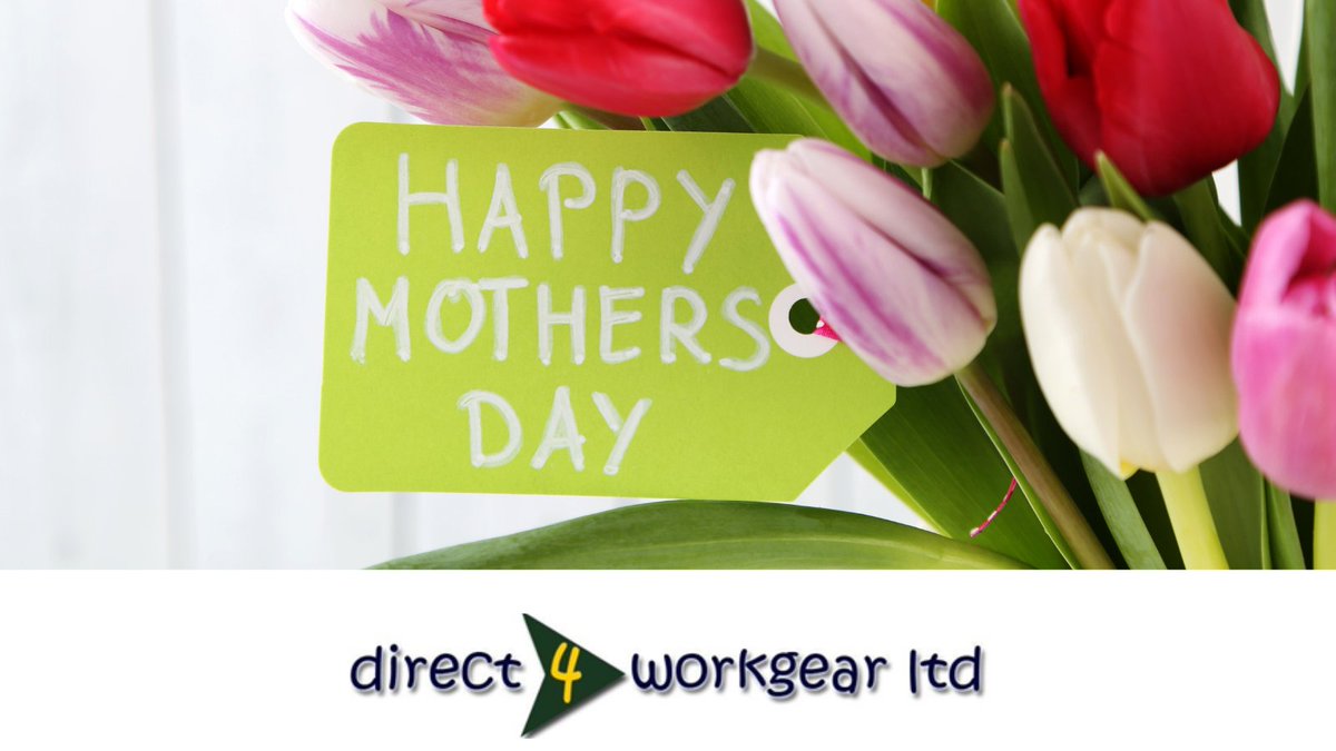 direct4workgear's tweet photo. Happy Mother's Day to all those amazing 'Mum's' in our lives 🌷 Thanks for everything you do! 
https://t.co/SK7BBJBm9g https://t.co/wFWQdrjhI0