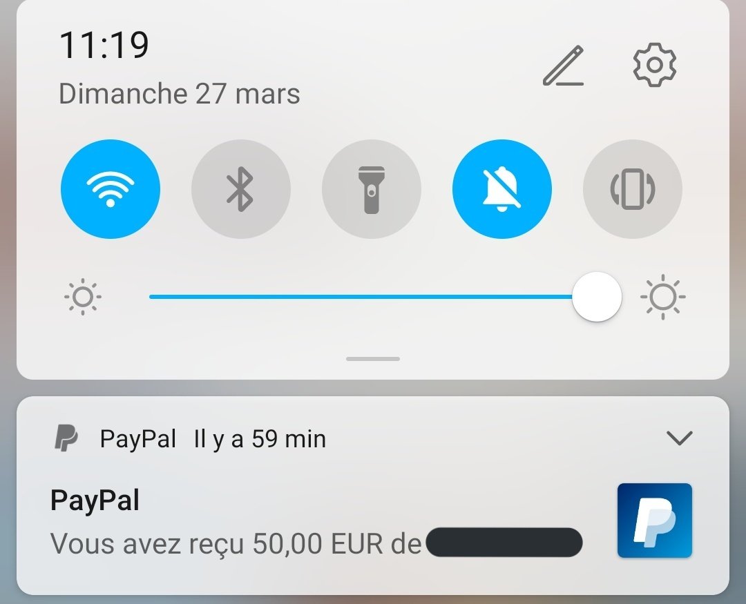 DivinCauchemar's tweet photo. ✨Hello findom!
Tous mes réveil devraient être accompagné de ce genre de notification ! 💸
Alors au pieds les salopes 🧎🏻‍♂️

🥀MoneyMiss moneyslave domina findom femdom
@rtebony_dommes @Brun0Parent @BlkFmSupremacy https://t.co/JoPrOWya4Z
