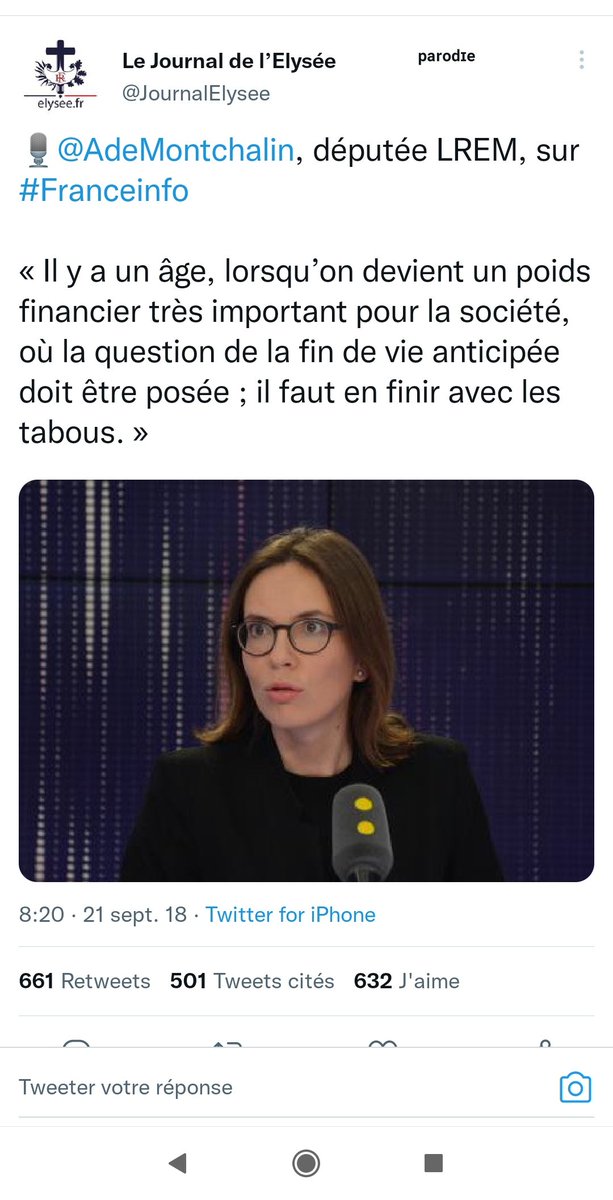 PoncinGhislain's tweet photo. @JournalElysee @AdeMontchalin La fakenews date de 2018 https://t.co/hsImv3yxpU