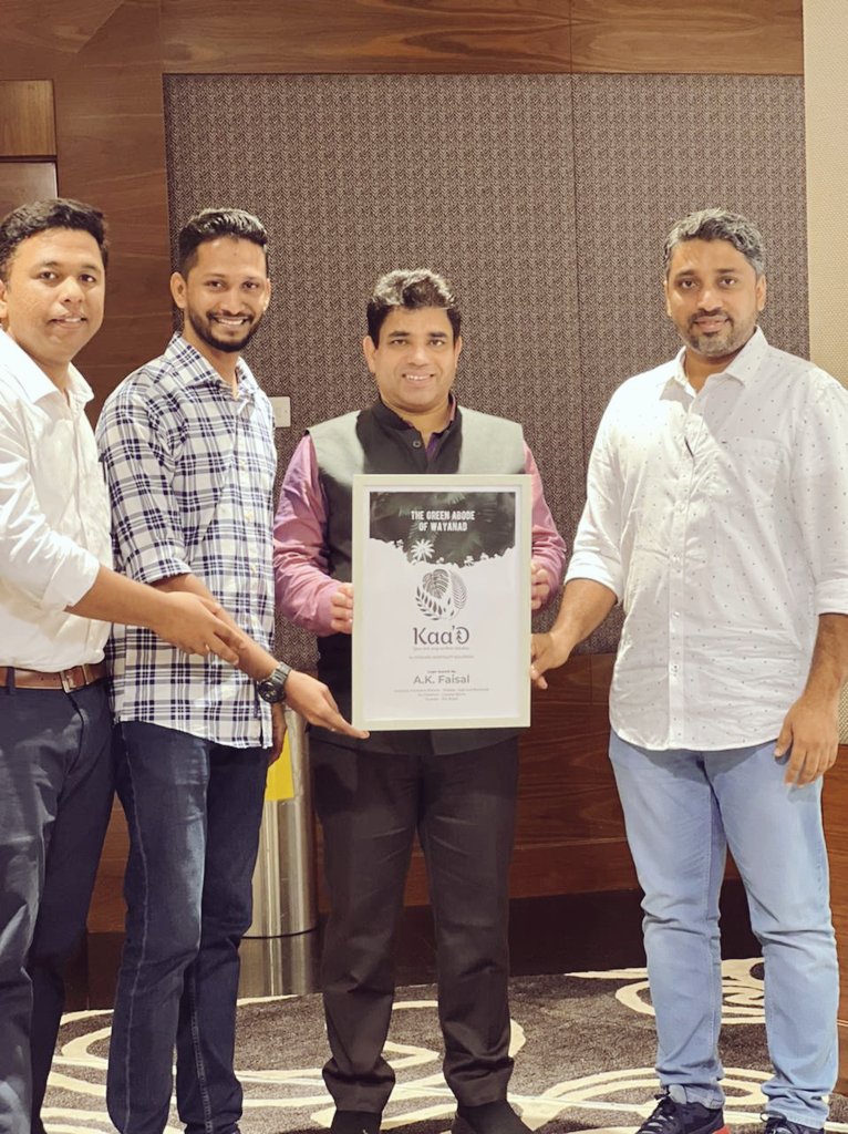 Kaadresorts's tweet photo. Announcing the official logo launch of Kaad Luxury Resorts . A Special and whole hearted thank you to our dear Faisalka  &amp;  team  #IPA  for making the event  a grand success at Lavender Hotel #Dubai.
#Kaad   #resort #incredibleindia #hotel  #kaadluxuryresort #nature  #vythiri https://t.co/me8UA5wlRC