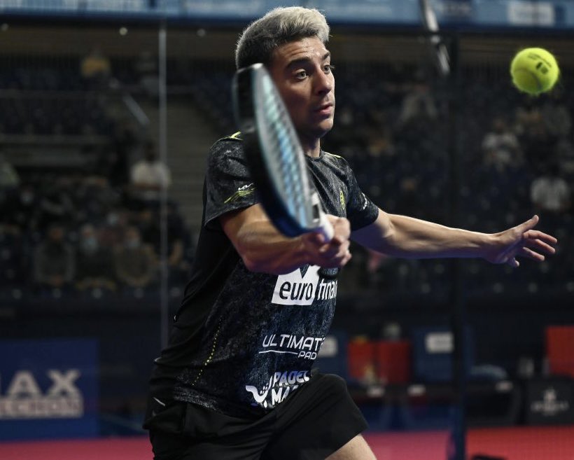 Kyrrexcom's tweet photo. 2022 Vigo Open 🏆

Paquito Navarro and Martin Di Nenno will play their first final of the season 🎾

We hope our friend Martin will have a victory celebration tonight 🙌 #vigoopen #kyrrex #krrx #padel https://t.co/gh11pARtLr