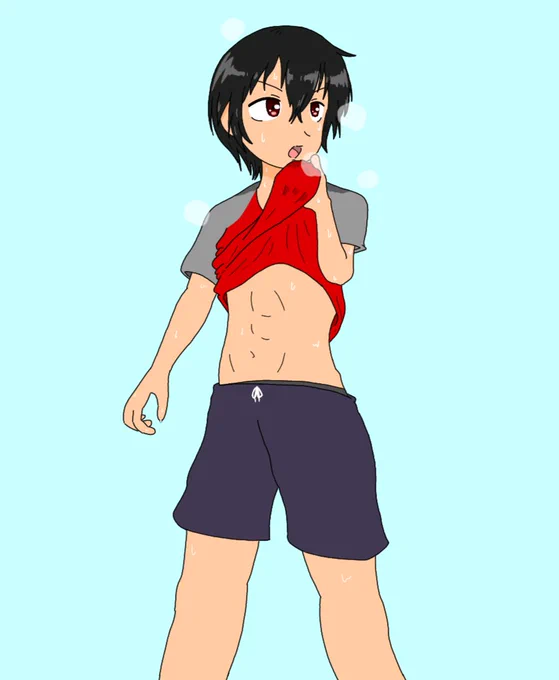 腹見せ東くん 