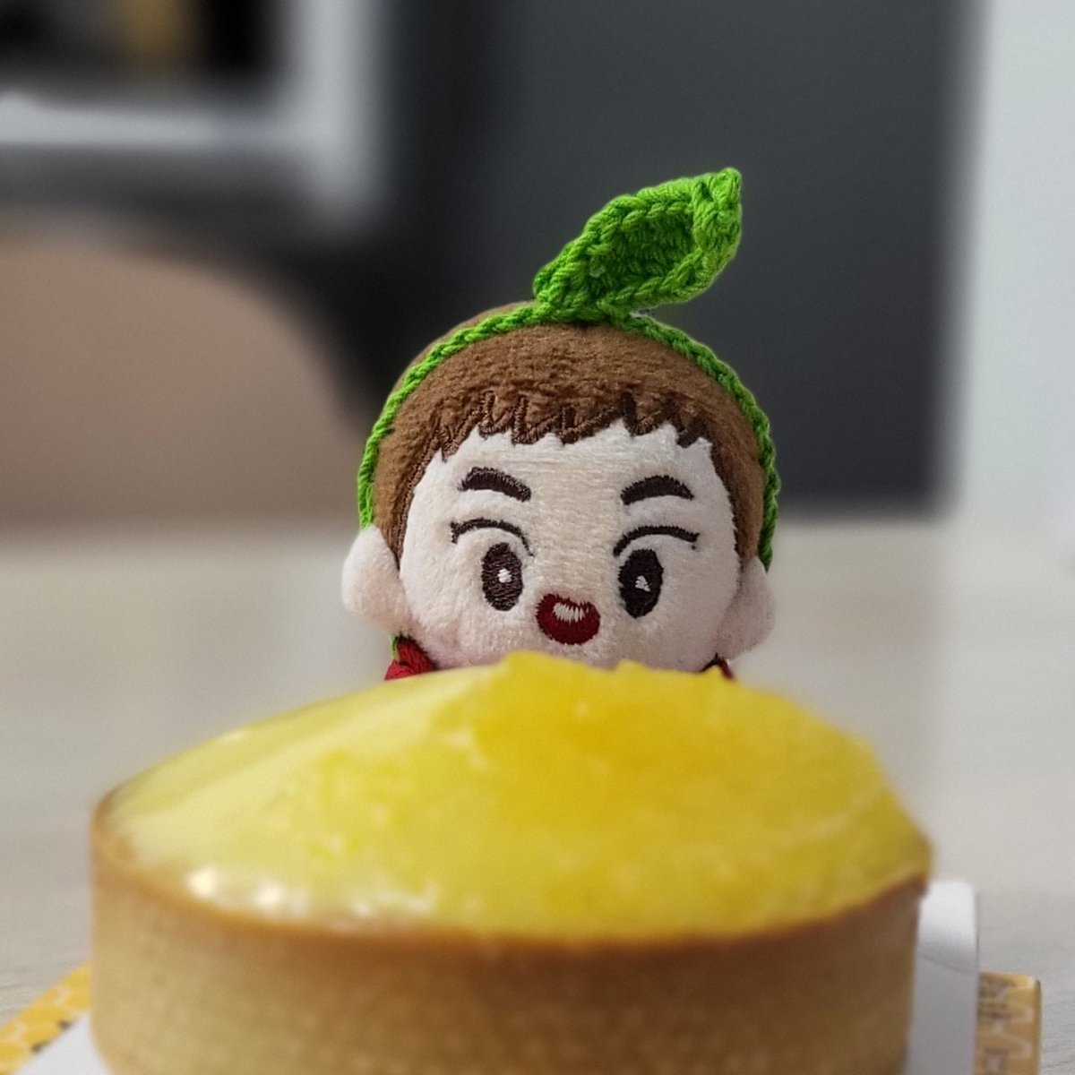 minguri_snap's tweet photo. 생일케이크로 레몬케이크를 받은 사과보이 https://t.co/fRGURbzmo3