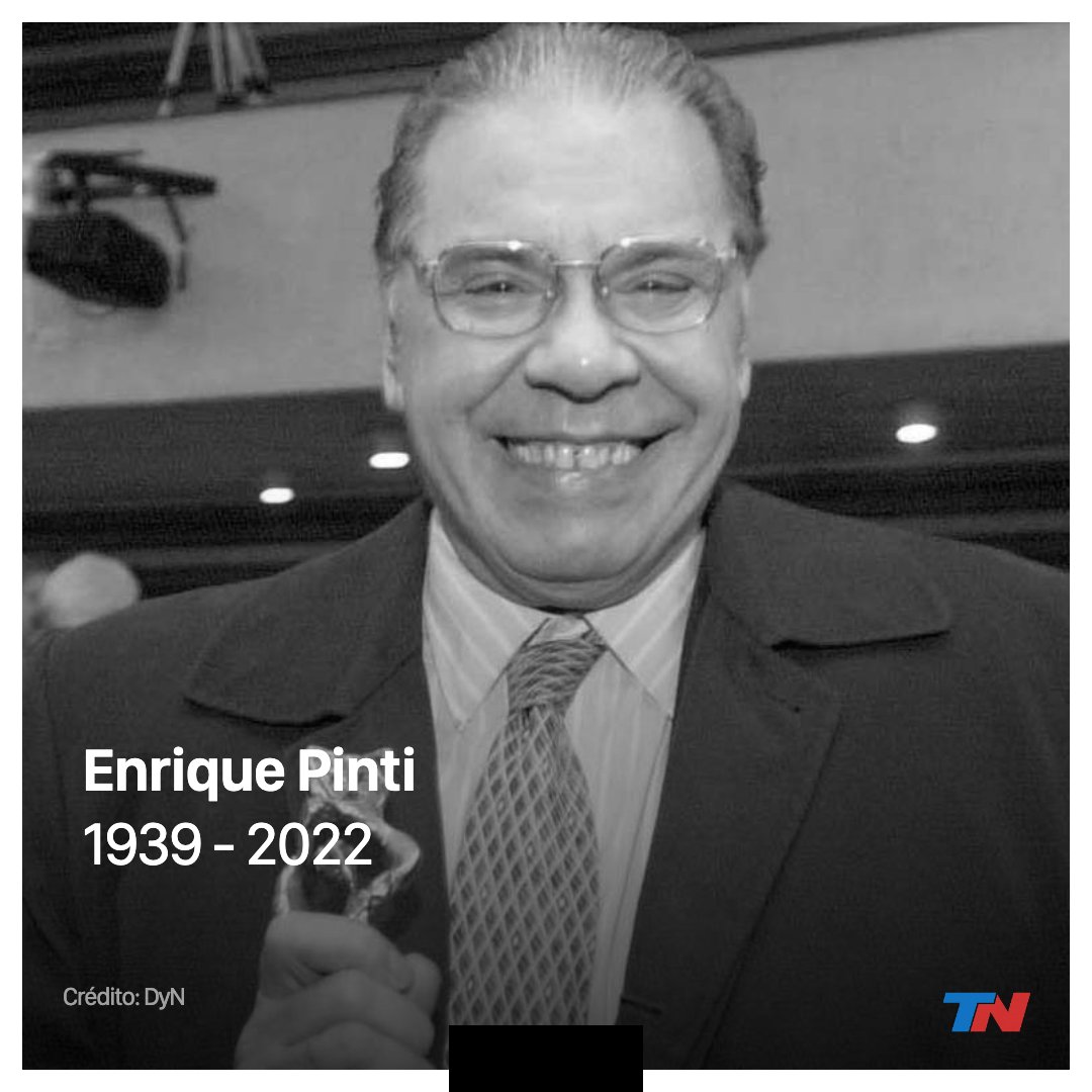 todonoticias's tweet photo. ⚫ Murió Enrique Pinti, un capocómico que dominaba como nadie la sátira sobre la actualidad https://t.co/1XeTSTyomS https://t.co/CybxSdNxbj