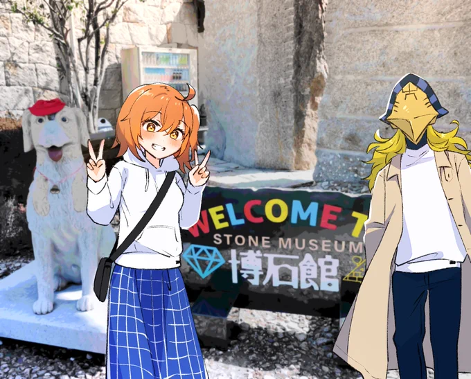 アヴィぐだ♀が好きそうなところに行ったので 