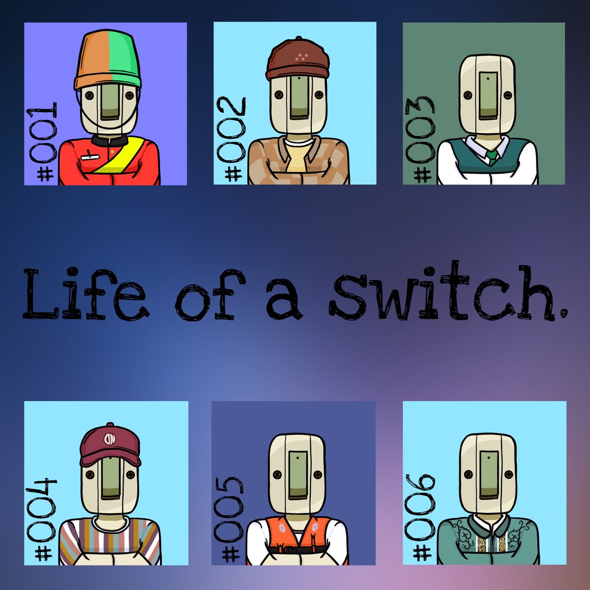 👉NEW COLLECTION👈
        Life of a switch.

❤️‍🔥Drop #001-006❤️‍🔥

Paras : paras.id/collection/lif…

🤟Thank you to follow and support🤟

#artwork #Metaverse #NFT #NFTCommunity #NEAR #NFTs #NFTTHAILAND #parasHQ #PARASnft