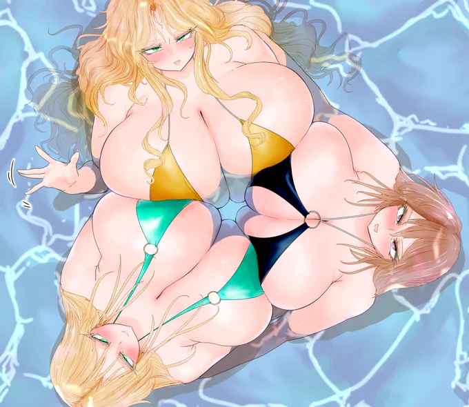 どうしてもおっぱいトライアングルを描きたかったので、おっぱいトライアングルを描きました 
