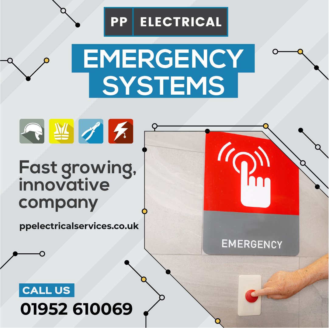 mawebdesign_uk's tweet photo. PP Electrical Services is a fast-growing, innovative company at the forefront of emergency systems.

Contact Us today 👇
🌐 https://t.co/mpoIh5Rgha
🔗 #Electricians #Telford #Shrewsbury https://t.co/jFHXKnrABZ