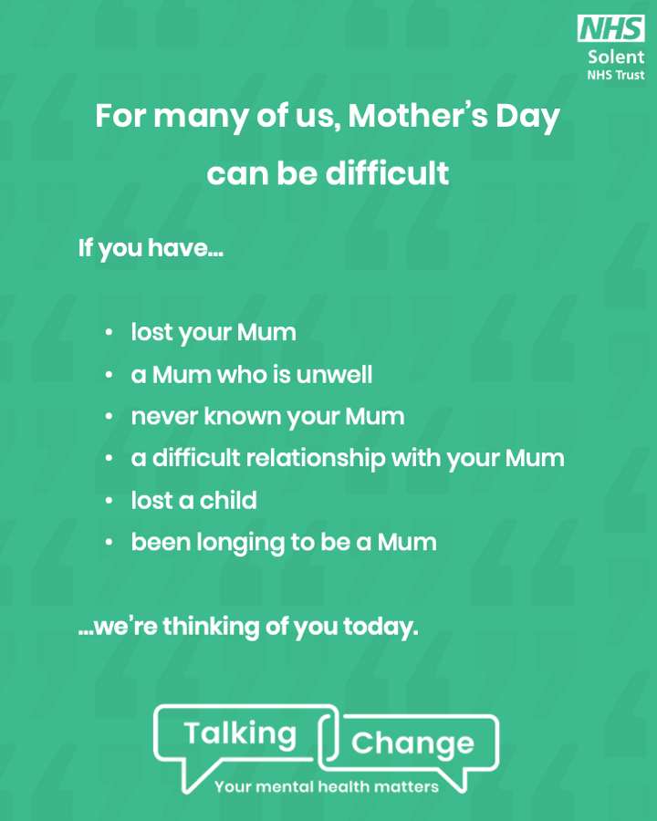 TalkingChange_'s tweet photo. Happy Mother's Day to all mums alike. This is a day of celebration, but can also be an incredibly hard day for some. We are thinking of you all today.

#mothersday #mentalhealth #talkingchange https://t.co/BZZQQIUVg5