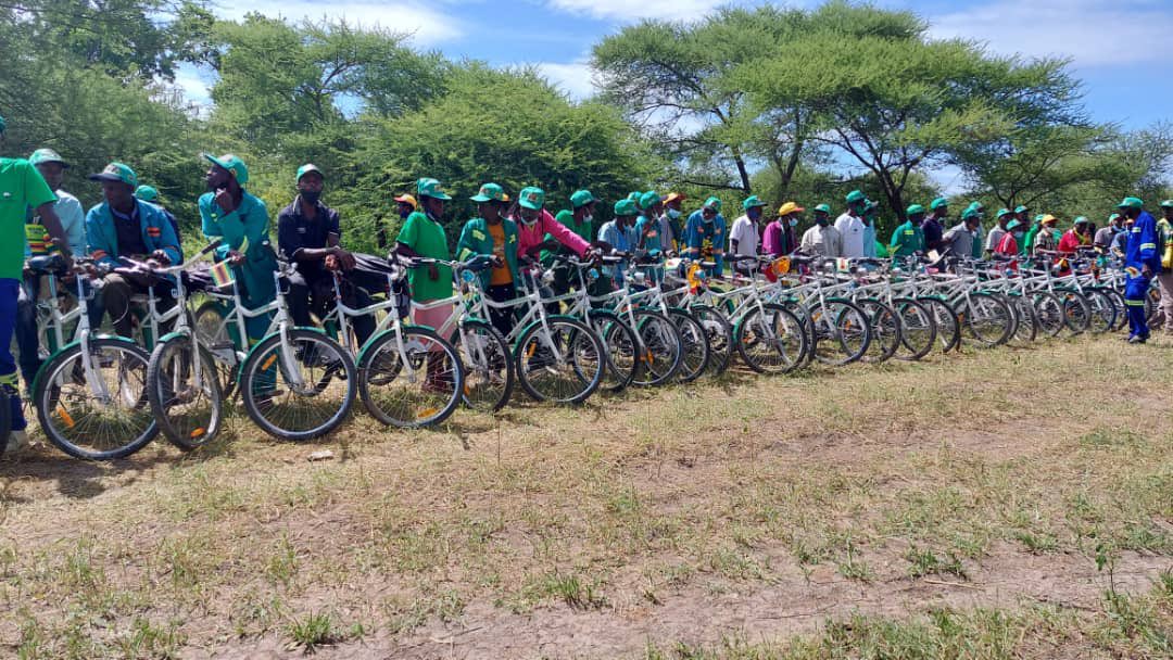 zimwatch2012's tweet photo. On behalf of Binga people l want to thank @ZANUPF_Official for the bicycles, we managed to do door to door campaign much easier for our @CCCZimbabwe candidate. Next time donate motorcycles so that we can cover up to Mrehwa area. https://t.co/phfaF8ADlB