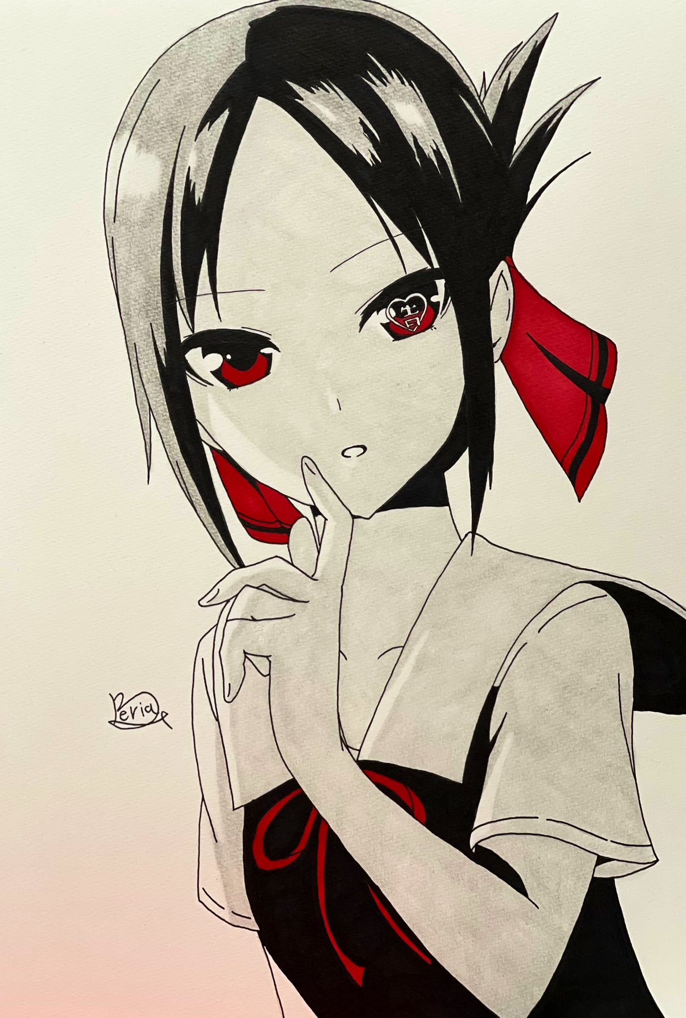 べりあ かぐや様は告らせたい 四宮 かぐや アナログイラスト 模写 コピック シャーペン画 かぐや様は告らせたい 四宮かぐや 絵描きさんと繋がりたい T Co Sdlqcvjp2i Twitter