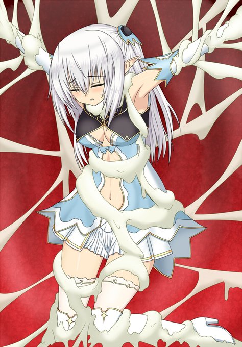 出来た
粘液で拘束されているアルティナちゃんのskebが 