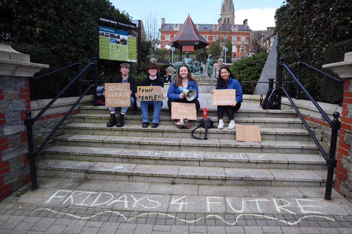fffdonegal's tweet photo. Climate Strike 25/3/22

We had a brilliant day in Letterkenny! Thank you to Caitlin Faye Maniti for the photography and thank you to everyone who participated in the strike and helped with preparations!!!🌍🌱🌳 #fridaysforfuturedonegal #PeopleNotProfit https://t.co/4l9KOzQMOc