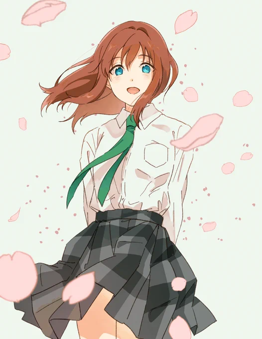 あんずちゃん緑ネクタイ記念👔 