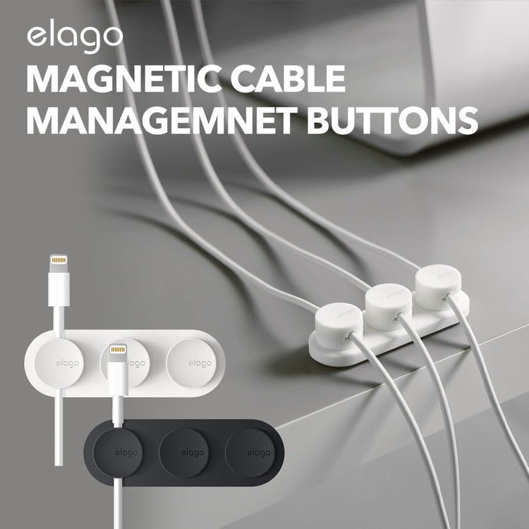 _SelectOption's tweet photo. elagoのケーブルホルダー MAGNETIC CABLE MANAGEMNET BUTTONS❗️ケーブルにボタンを取り付けて付属のマグネットプレートや金属面に貼り付けると充電ケーブル等も使いやすくスッキリ収納👏 #ケーブルホルダー #デスク収納 #テレワーク #コード収納 #ケーブル収納 #充電ケーブル #デスク周り #配線収納 https://t.co/Q1kWWzDWRK