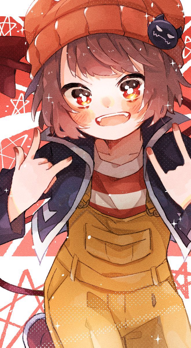 「合作単体です〜!
😈担当でした👍 」|いりこまめのイラスト