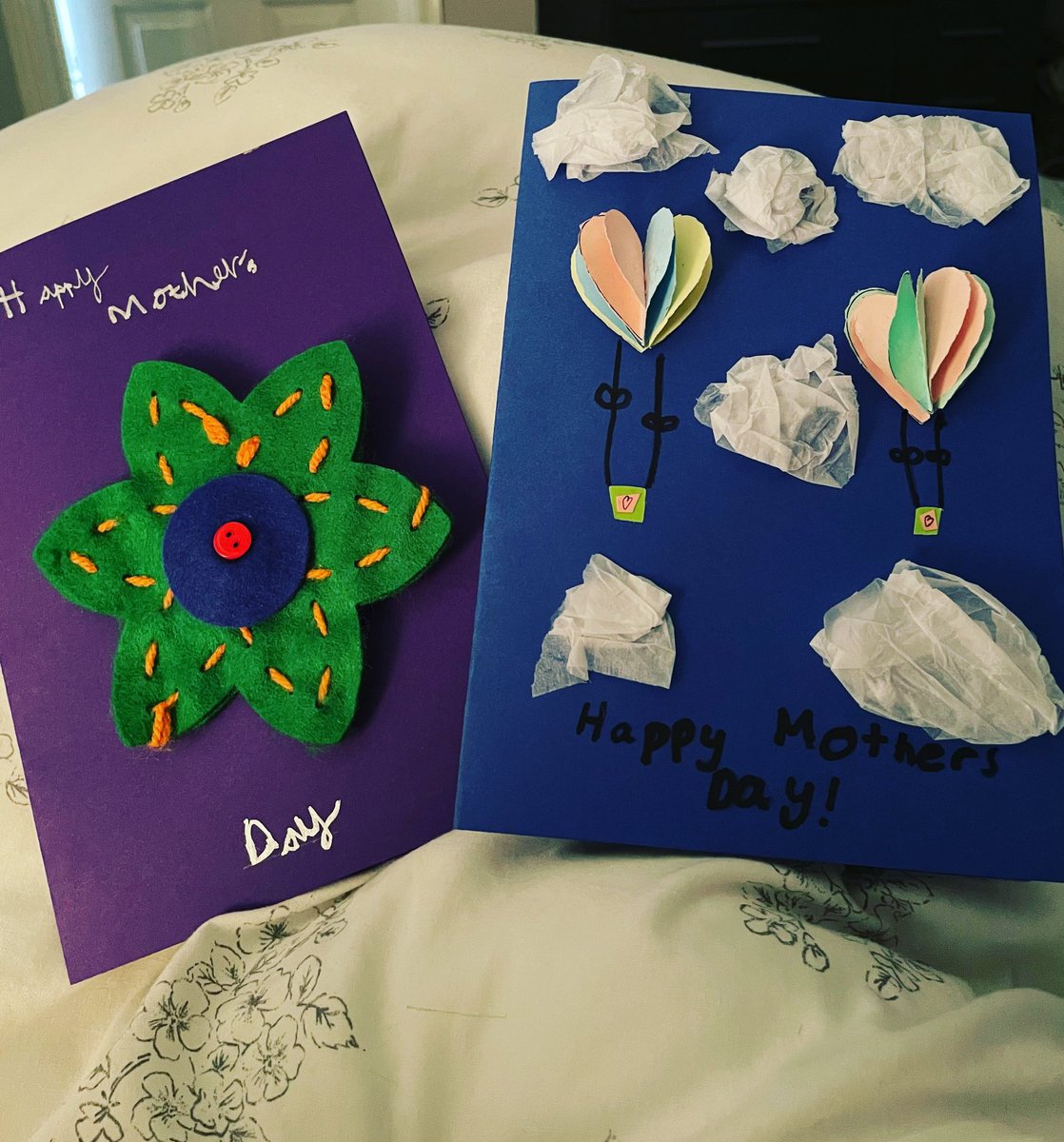 Best cards ever from my beautiful boys 💙💙