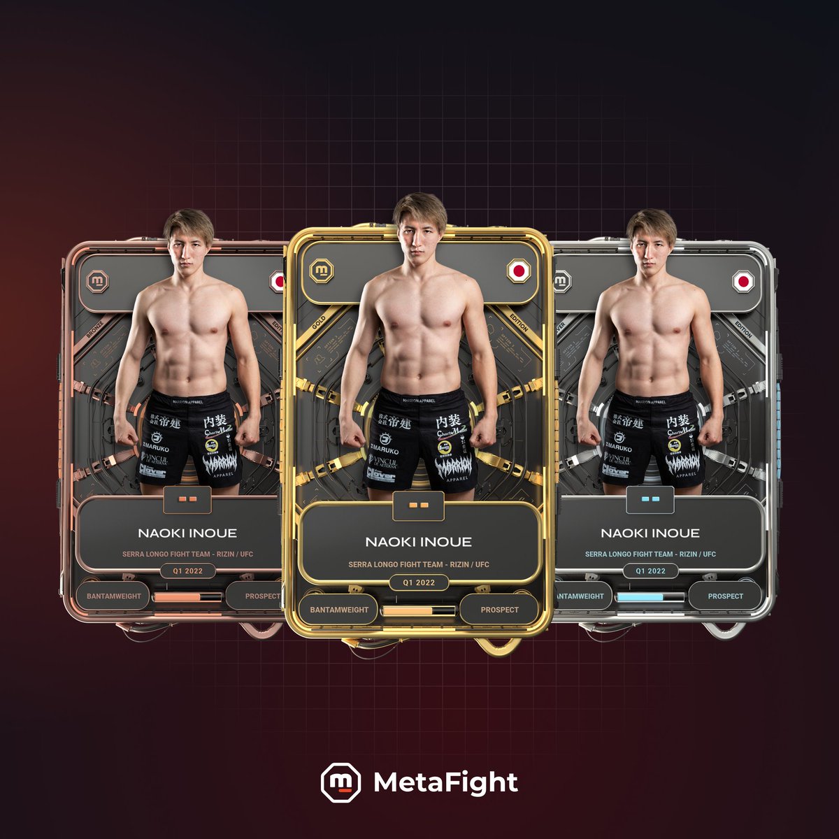 MetaFightOff's tweet photo. 👀
@NaokiInoueMMA x @MetaFightOff 
🎁 Each interaction to this tweet is a chance to win a WL spot.

#MetaFight https://t.co/6M3Dt5NIDJ
