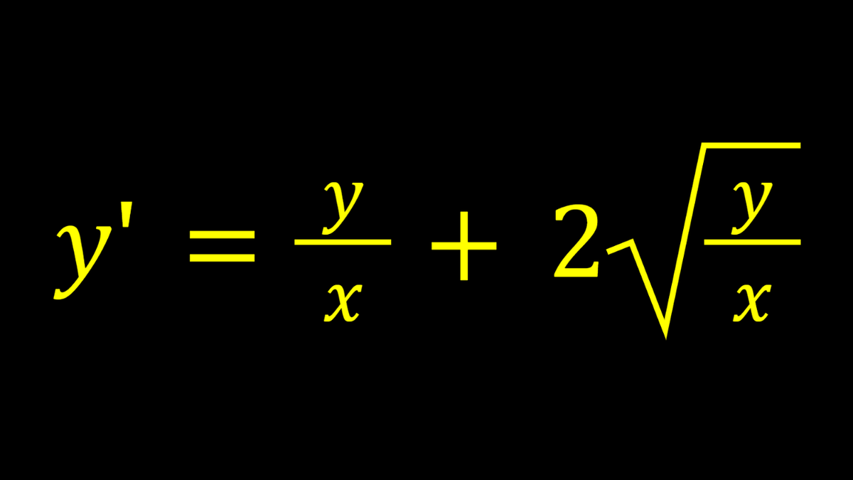 SyberMath's tweet photo. Solving y'=(y/x)+2sqrt(y/x), a Differential Equation
#CalculusProblems #DifferentialEquations
via @YouTube @Apple @Desmos @NotabilityApp
@googledocs @canva
https://t.co/OrDYk5r6mO https://t.co/TUduRCHzfl