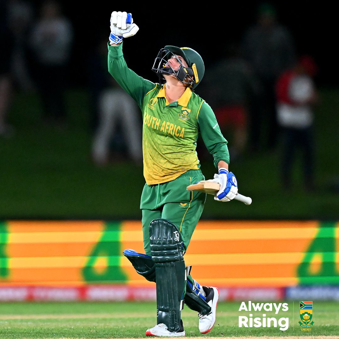 ProteasMenCSA's tweet photo. Nerves of steel 🇿🇦 💚 

#INDvSA #CWC22 #MomentumProteas #BePartOfTheForce #AlwaysRising https://t.co/vxXveJy8iT
