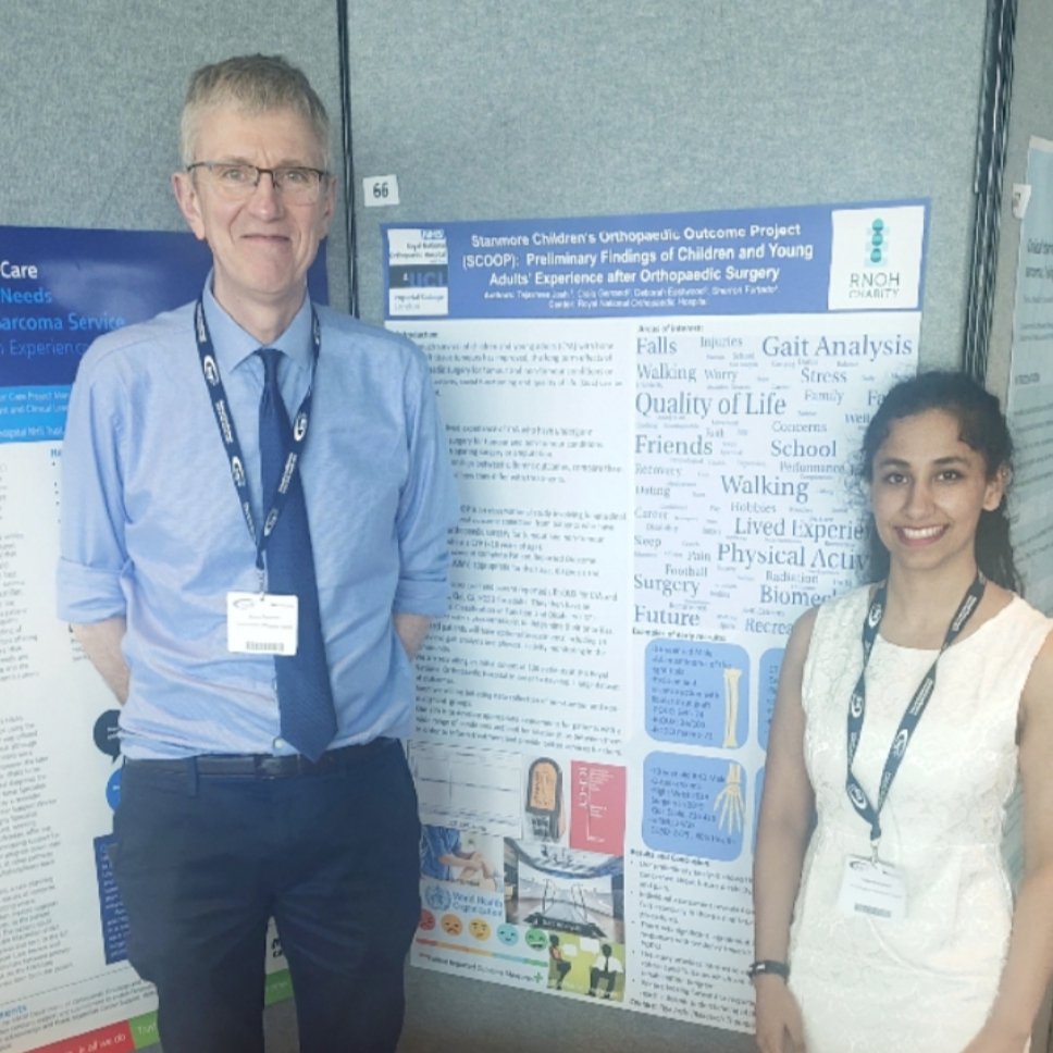 Poster présentation - Stanmore Children's Orthopedic Outcome Project (SCOOP) at British Sarcoma Group Conference 2022, Liverpool.
Thank you  <a href="/TheBSG_UK/">British Sarcoma Group</a> .  <a href="/thernohcharity/">The RNOH Charity</a> <a href="/sherron_furtado/">Dr. Sherron Furtado</a> <a href="/deboraheastwood/">Deborah Eastwood</a> <a href="/jwrightortho/">Jonathan Wright</a> @RNOHnhs @RnohTherapies <a href="/becca_pickford/">Becca O’Keeffe</a> <a href="/Abbythephysio/">Abby McCarthy</a>