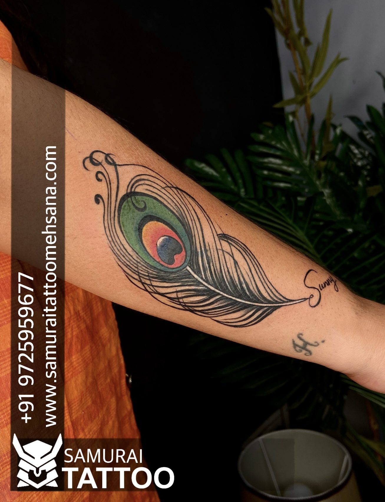 Realistic peacock feather tattoos that will blow your mind