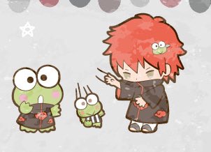 … / ขยับด้ายจักระให้หุ่นเชิดขยับตาม แล้วมองกบตรงหน้า /