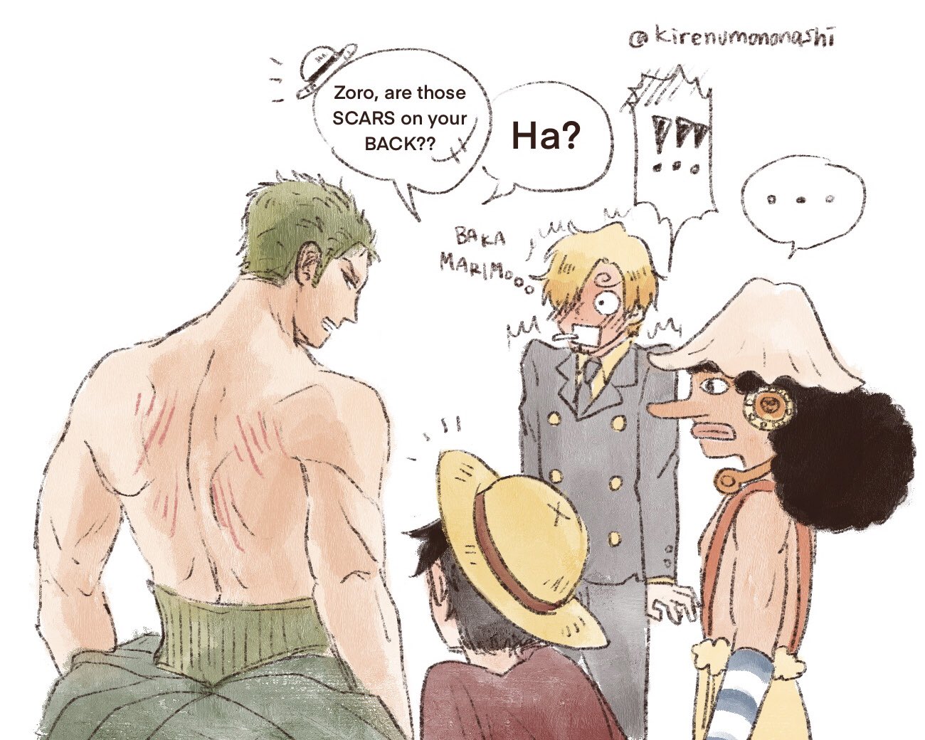 muki 🍀 on X: "The only time it's allowed, probably 😉 Have fun explaining,  Sanji-kun 💛 #zosan #ゾロサン https://t.co/ABgQWpSVsk" / X