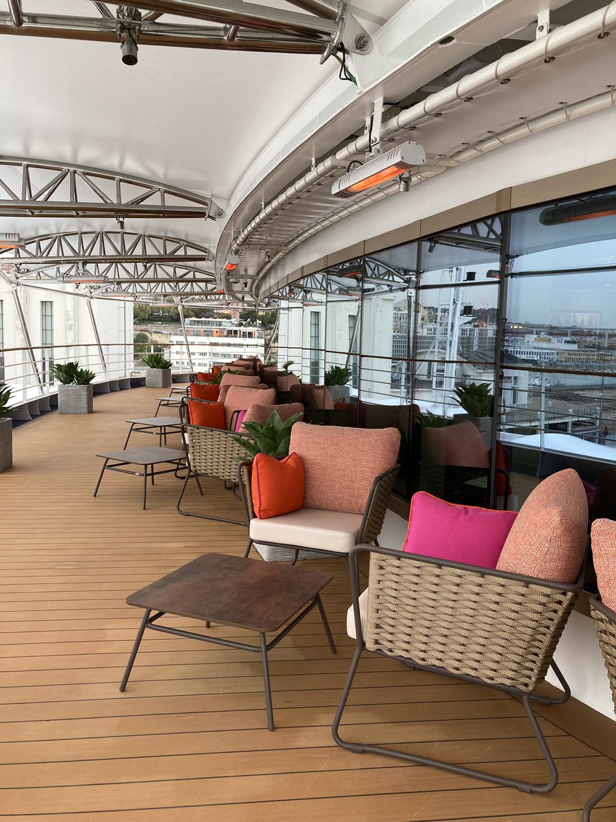 Delighted to be on the launch of Silversea Silver Dawn - what a beautiful ship!