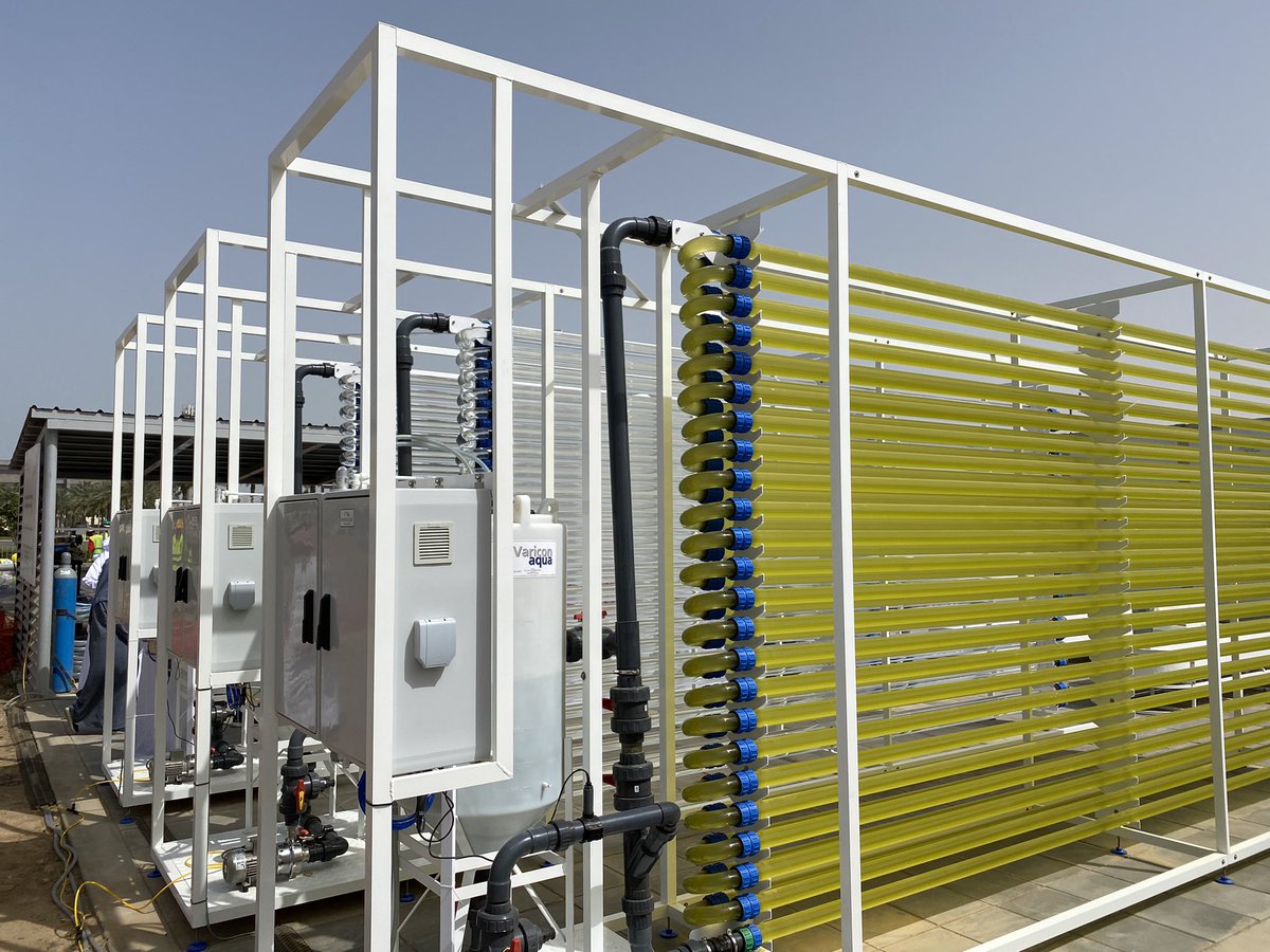 So excited for @KaustRPP <a href="/MEWA_KSA/">وزارة البيئة والمياه والزراعة</a> launch of the algae testing facility <a href="/KaustResearch/">KAUST Research</a> <a href="/KAUST_News/">KAUST</a>. This space will allow the benchmarking of strains outdoors to scale to meet the circular bio economy needs of food security and waste reuse. Congrats Claudio and team!