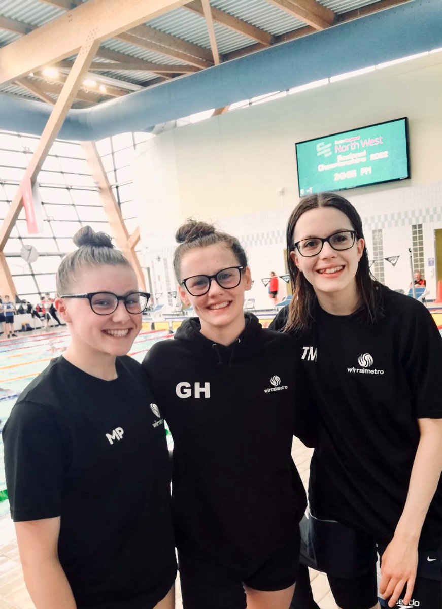 wirralmetro's tweet photo. Warm ups are underway for this weekend’s final session of @SwimEnglandNW Summer Regionals 2022. 

Good luck to Gia &amp; Tash in the 200m fly &amp; Meg in the 400m free 🤩

 #SwimHardSwimFast 

Regionals Squad sponsored by @SMilneHomes https://t.co/pETkAFbXHu