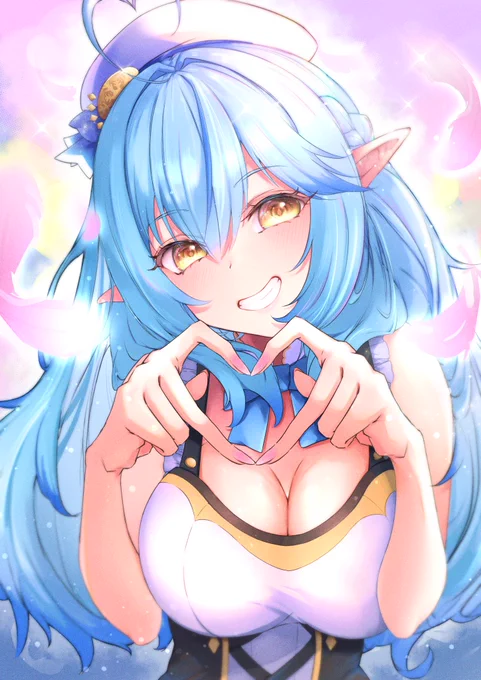 「 だいすき💕 」
 #LamyArt #illust 