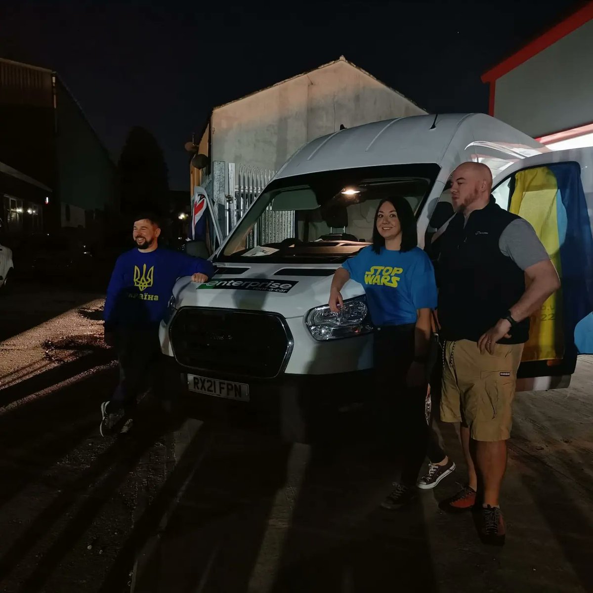 jonesypants83's tweet photo. What we have done in 75 hours has amazed me! 
75 hours. Driven over 3000 miles through 6 countries-Manchester to Ukranian border &amp; back. Delivered aid. Finally home/showered. Feeling very humbled to be able to help those fleeing their homes due to war in 2022. #ukraine #StopPutin https://t.co/LU7MH3HwMy