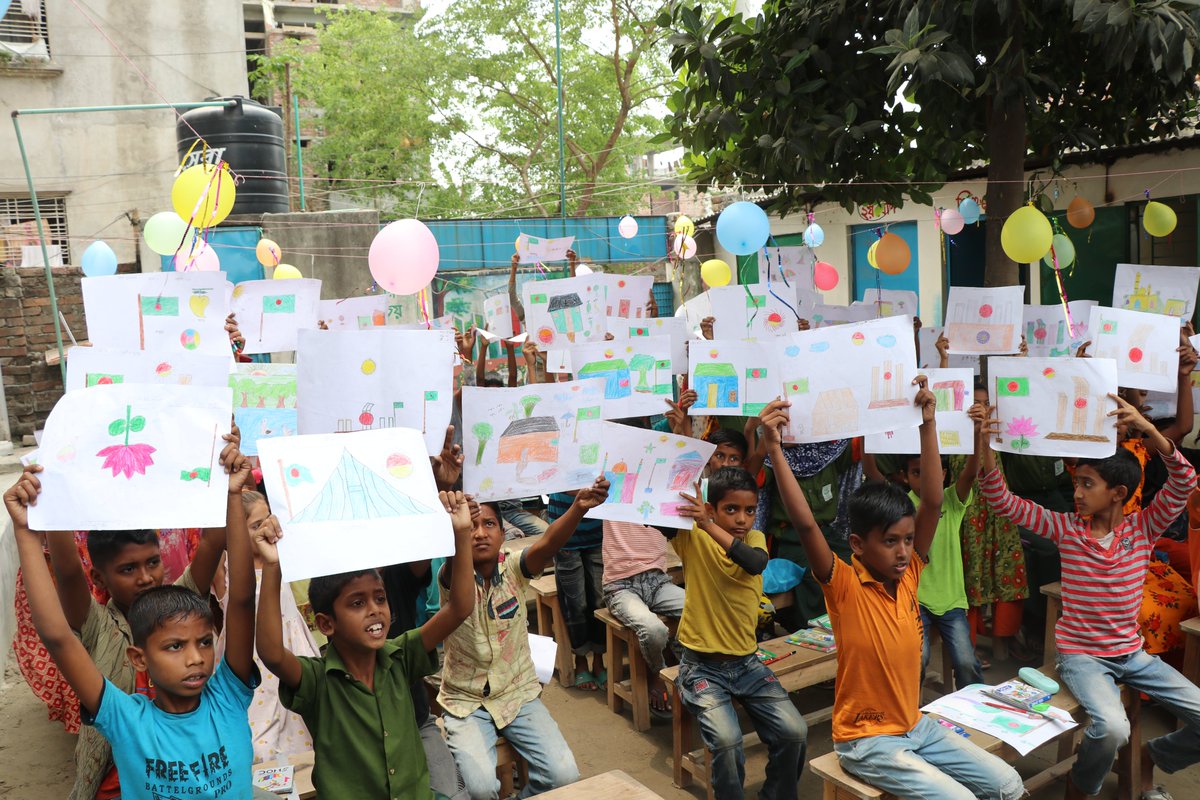 hsfbd's tweet photo. Art competition on Independence Day... https://t.co/HzfkuNKOaO