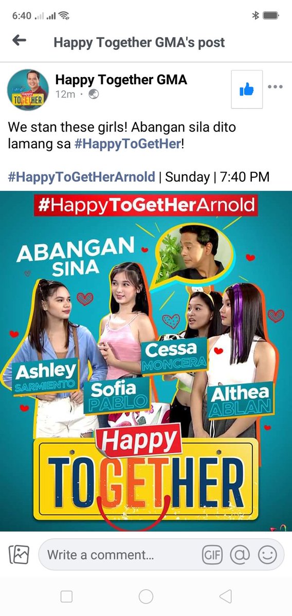 Crizalyn_ak's tweet photo. Wait ko po kayo sa tv
#HappyToGetHer
#CessaMoncera
#AshleySarmiento
#SofiaPablo
#AltheaAblan
@Sparkle_GMA https://t.co/8EWOwT7YFs