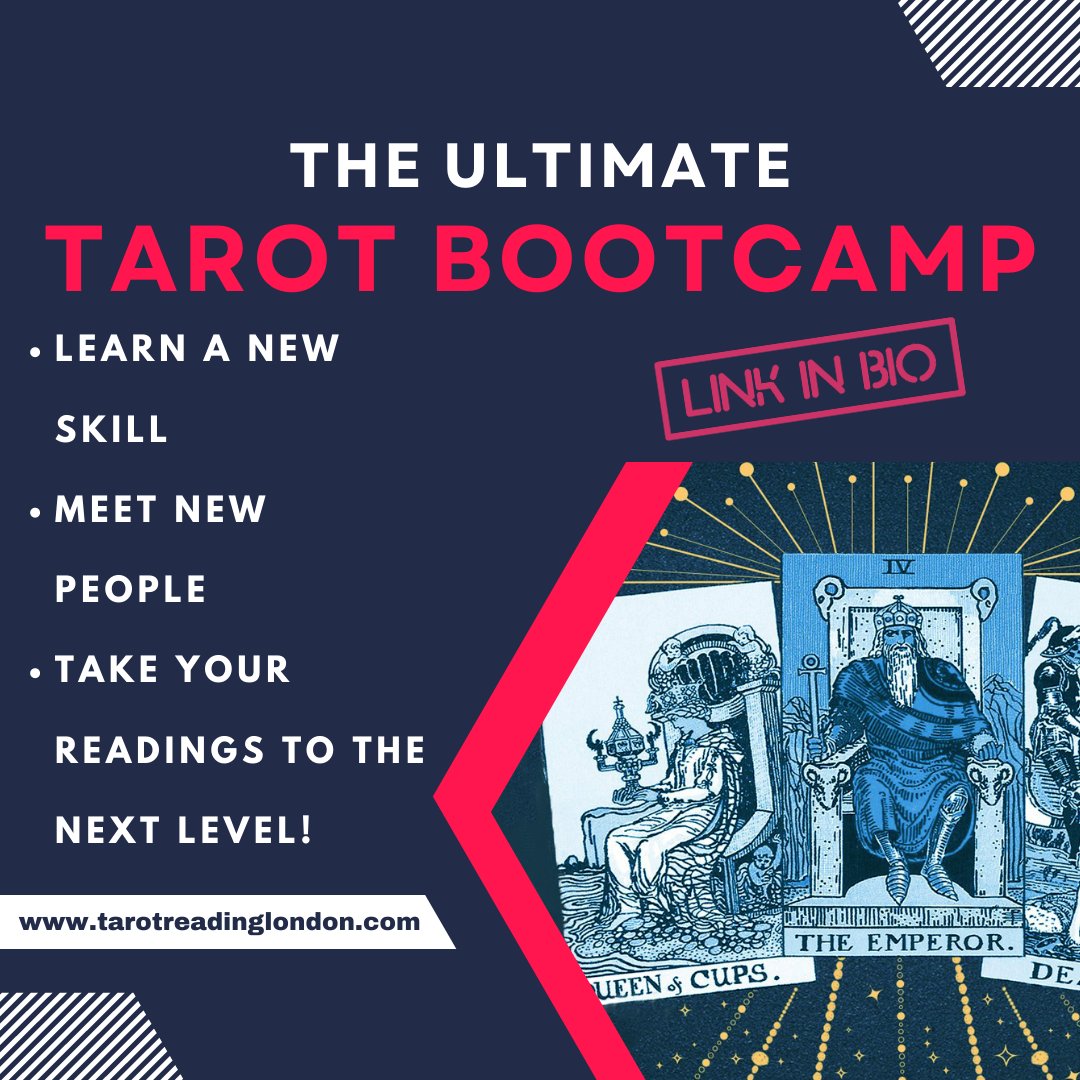 I'd love to help you on your Tarot journey. The Ultimate Tarot Bootcamp is an incredible opportunity to really jump into the world of Tarot and bring it to life. In fact, I would go so far to say, the day will be transformational!

Book your tickets here: loom.ly/PwtF19o