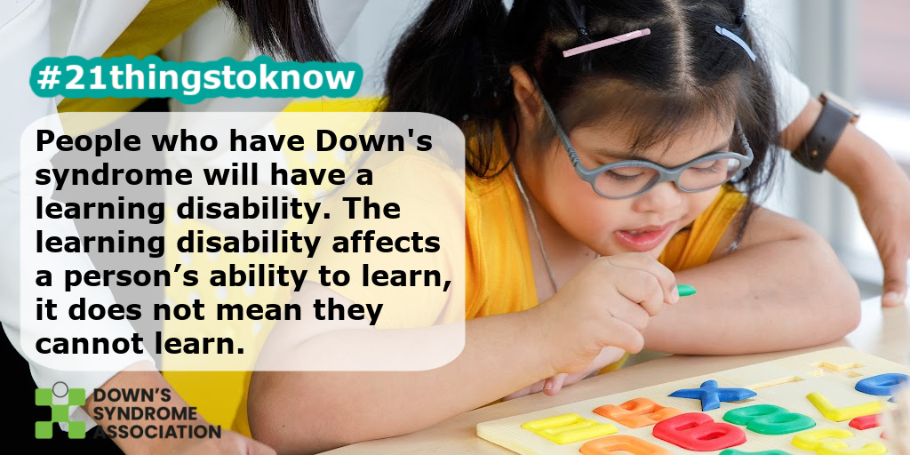DSAInfo's tweet photo. It's the final day of #DowSyndromeAwarenessWeek.
Here are the final set of #21ThingsToKnow about Down's syndrome.
You can find more information and #DownsSyndromeAwarenessWeek content here too:
https://t.co/0AHtI1yuUT https://t.co/Uuc71qg5UI