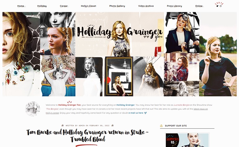 hollygraingerf's tweet photo. 🗞️New post: Anniversary: Holliday Grainger celebrates 34 years
🗞️Holliday Grainger Fan celebrates 10 years
🔗https://t.co/8GMcILbt0F 
#⃣ #HollidayGrainger @10ThousandBeats @margos_ @iwlanddesigns https://t.co/R82PzHufVU