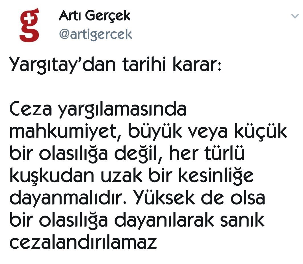 "Tarihi karar" ifadesini görünce devrim yaratacak bir açılım yaptılar zannettim; meğer 2 bin yıllık hukuk ilkesini keşfetmişler, "tarihi" denilmesi bundanmış.