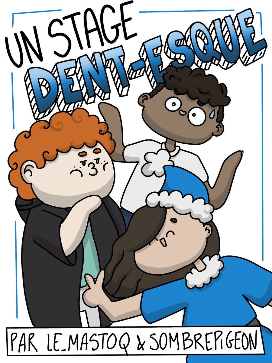 Après des problèmes d'iPad, des arrachages de cheveux et beaucoup de craquages, avec <a href="/SombrePigeon/">SombrePigeon</a> on a enfin finit notre BD ! "Un stage DENT-DESQUE" disponible sur 23hbd.com/participants/2…

#23hBD <a href="/23HBD/">23 Heures de la BD / 28 & 29 MARS 2026</a>