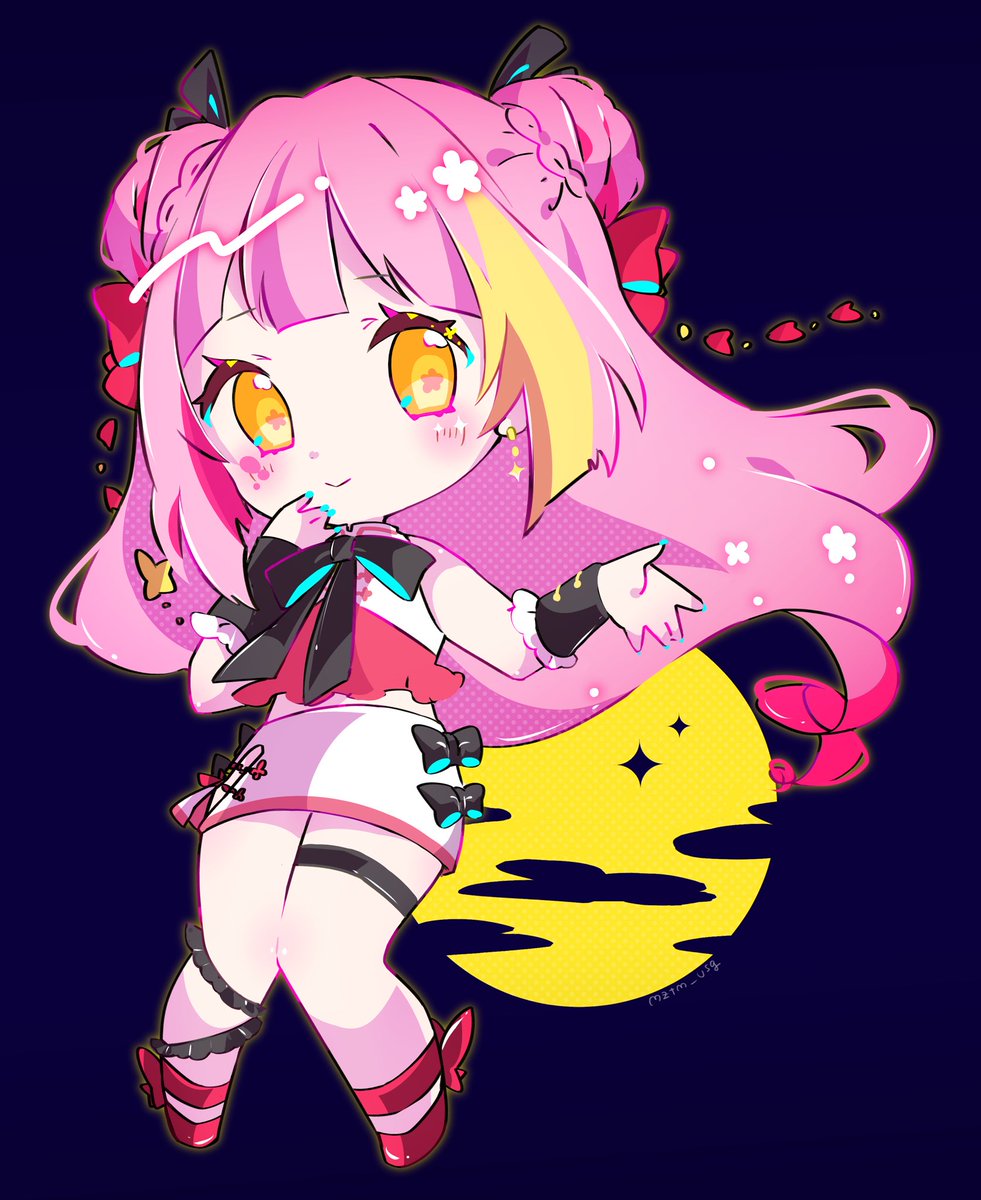 「夜桜ちゃん#さくらの日 #桜の日 」|みたう🐹のイラスト