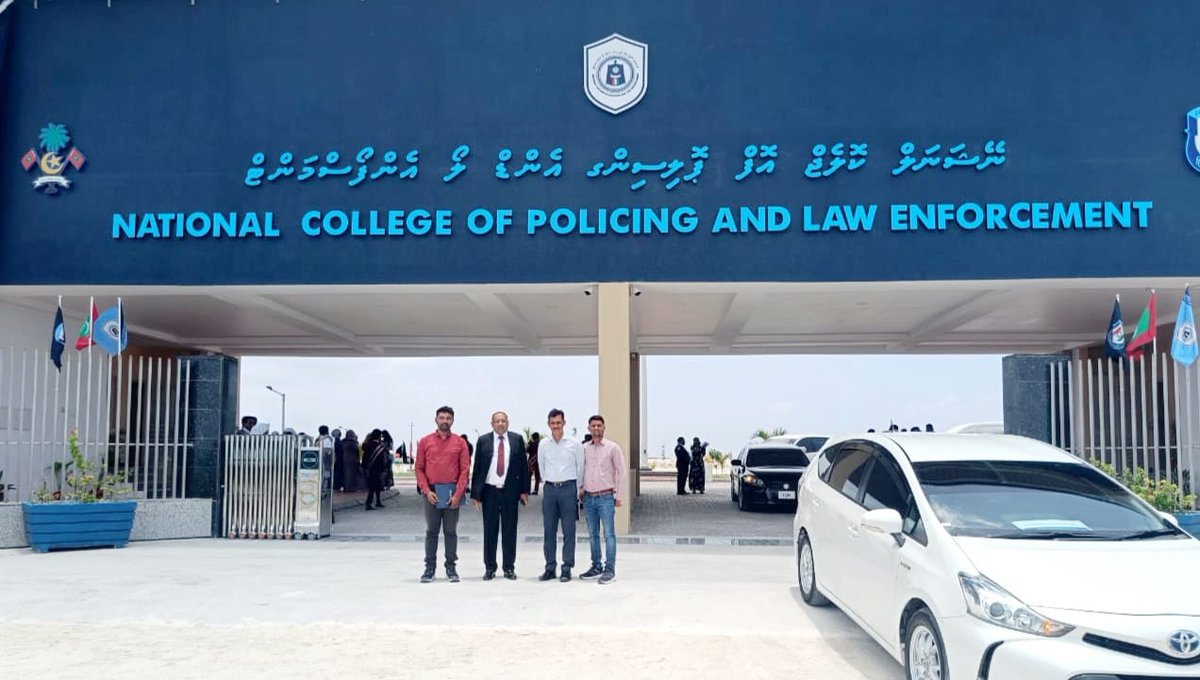 OfficialNBCC's tweet photo. Sh. P.K. Gupta, CMD, #NBCC graced the ocassion.

National College for Policing and Law Enforcement (NCPLE) is funded under India's grant assistance of $33 million.

#IndiaMaldives

@HardeepSPuri @Secretary_MoHUA @PIB_India @PTI_News @uniindianews https://t.co/Fs6oiHlYcC