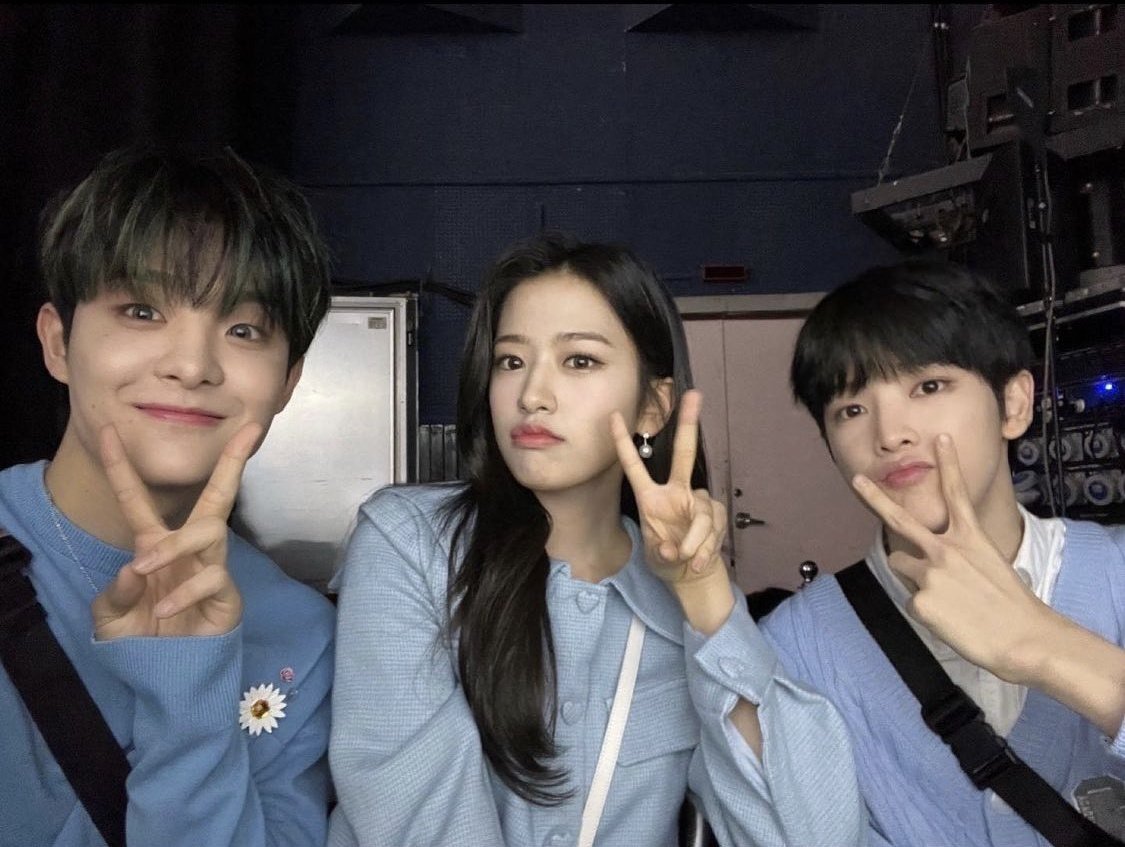 feedjsc's tweet photo. Yujin's Instagram story with Jihoon and Sungchan! 😭💓 https://t.co/KZPVQkwXXN