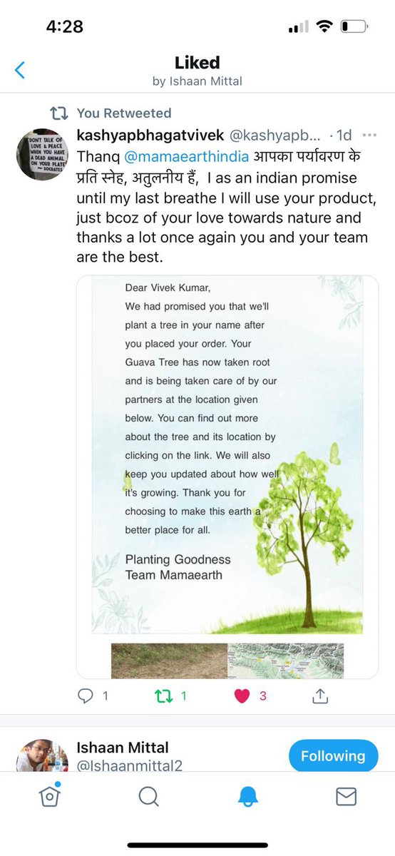 Nice guys finish last : Well not anymore.  Doing well by doing good, that’s our mantra as a company. We strongly believe that everyone cares for making a difference to the society. We have ensured that as part of <a href="/mamaearthindia/">Mamaearth</a> core, 2.03 lac trees planted millions more to go.