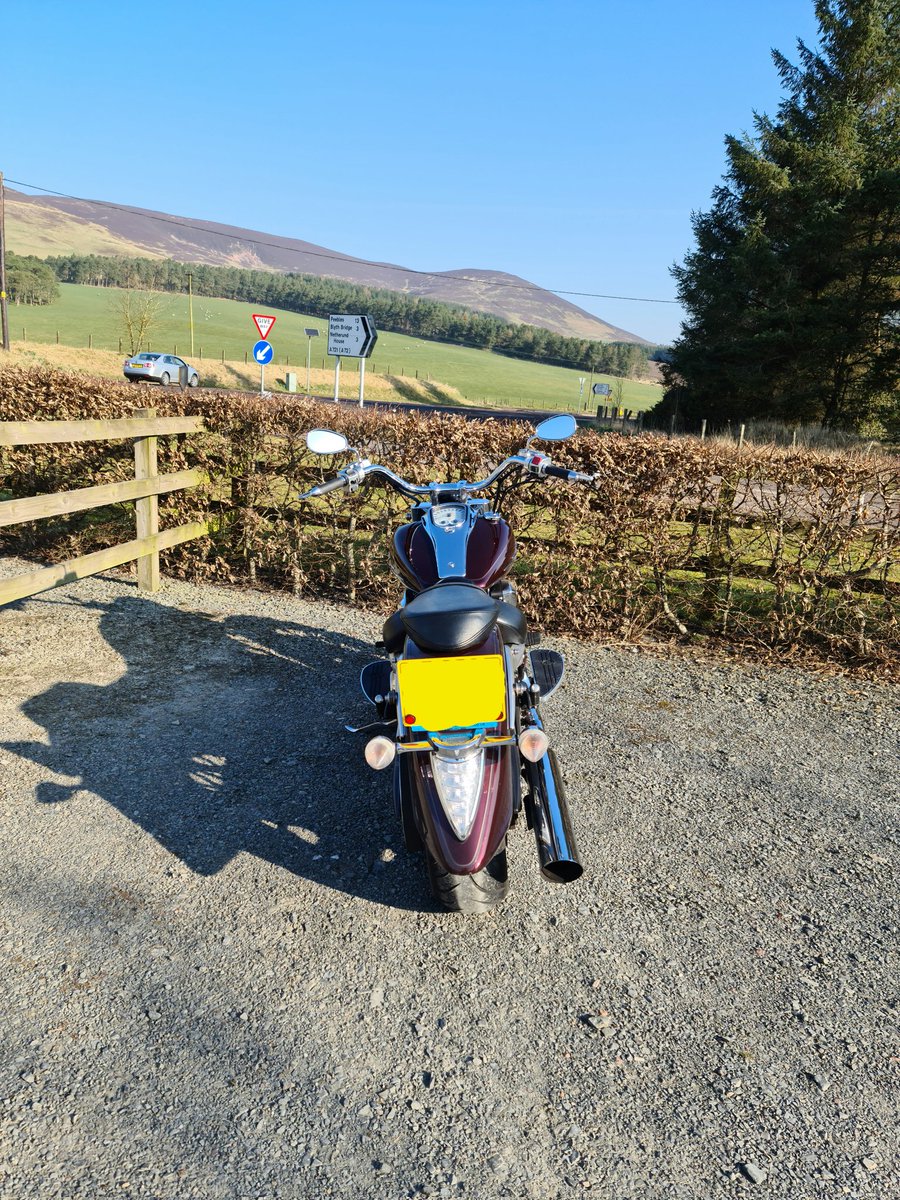 JonathanBoyd4's tweet photo. Early morning run to Bigger, sun shining, still a bit nippy, but I just love the 123lbft of torque and roar of the v&h pipes on the exits.
What a machine the Roadliner 1900 is!
#xv1900 #yamaha #roadliner #motorcycles https://t.co/mUB3u5CLS2